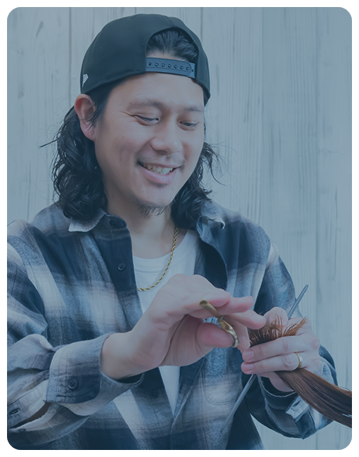 カット施術風景