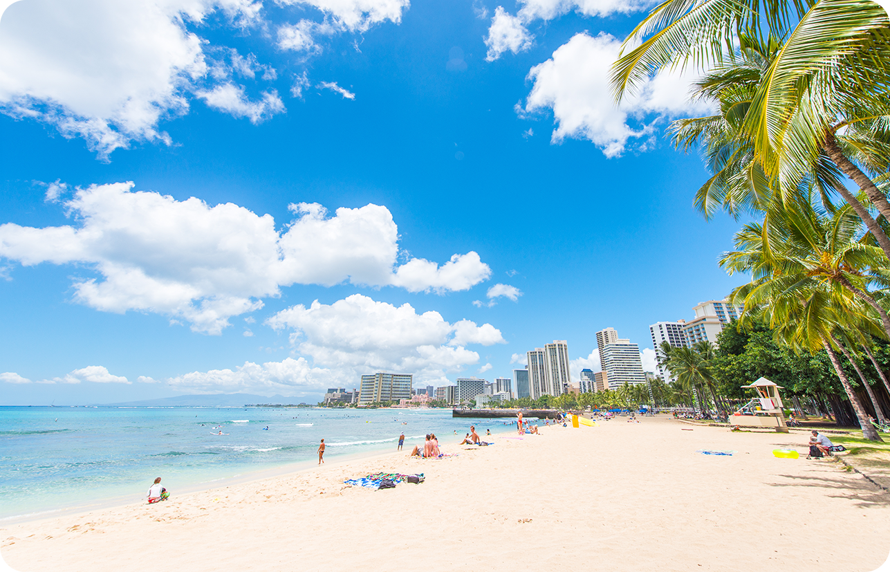 ハワイの風景写真